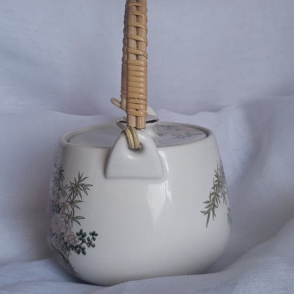 Asahi Japan Birds & Flowers Vintage Teapot - Picture 2 of 7